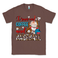 Chestnut I Run On Coffee And Baseball Frappe Classic Tee - FaDigitalArtStudio