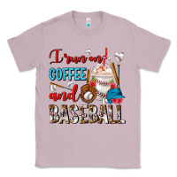 Lilac I Run On Coffee And Baseball Frappe Classic Tee - FaDigitalArtStudio