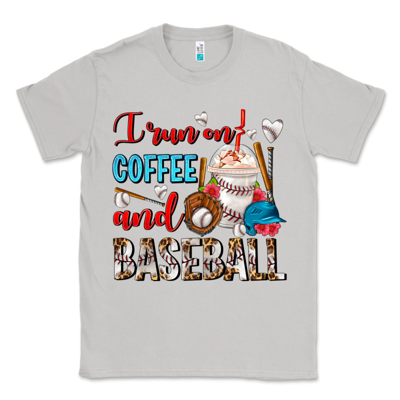 I Run On Coffee And Baseball Frappe Classic Tee by FaDigitalArtStudio | Teevron