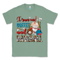 Sage I Run On Coffee And Baseball Frappe Classic Tee - FaDigitalArtStudio
