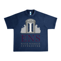 Navy École normale supérieure (paris) Urban Heavy Tee - linhVisuals
