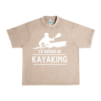 French Oak kayaking t  shirt i' d rather be at the lake kayaking t  shirt Urban Heavy Tee - linhVisuals