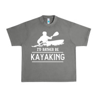 Tornado kayaking t  shirt i' d rather be at the lake kayaking t  shirt Urban Heavy Tee - linhVisuals