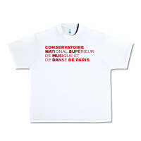 White logocnsmdp conservatoire de paris Urban Heavy Tee - linhVisuals