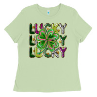 Matcha Lucky Ladies Tee - CowhideDigitalArt