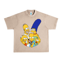 French Oak simpson Urban Heavy Tee - linhVisuals