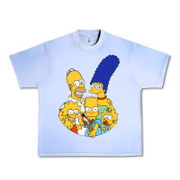 Grape Ice simpson Urban Heavy Tee - linhVisuals