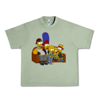 Oil Green simpson family Urban Heavy Tee - linhVisuals