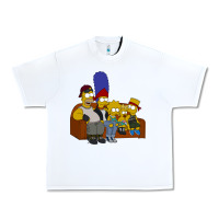 White simpson family Urban Heavy Tee - linhVisuals