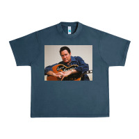 Midnight Navy lefty frizzell's music collected in ne Urban Heavy Tee - linhVisuals