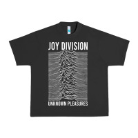 Pigment Black JOY DIVISION - UNKNOWN PLEASURES Urban Heavy Tee - linhVisuals