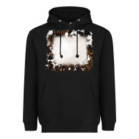 Black cowhide frames background Heavyweight Hoodie - RanaPortraitStore