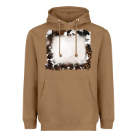 Toasted Coconut cowhide frames background Heavyweight Hoodie - RanaPortraitStore