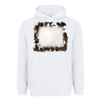 White cowhide frames background Heavyweight Hoodie - RanaPortraitStore