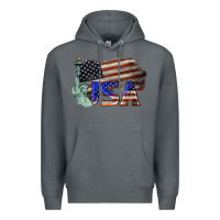 Rock usa  statue of liberty Premium Hoodie - BarkalooDesign