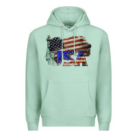 Seafoam usa  statue of liberty Premium Hoodie - BarkalooDesign