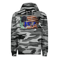Slate Camo usa  statue of liberty Premium Hoodie - BarkalooDesign
