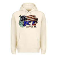 Tofu usa  statue of liberty Premium Hoodie - BarkalooDesign