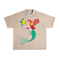 French Oak ariel mermaid Urban Heavy Tee - linhVisuals