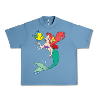 Pebble Blue ariel mermaid Urban Heavy Tee - linhVisuals