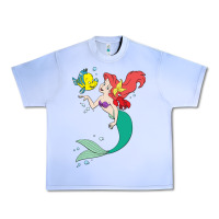 Grape Ice ariel mermaid Urban Heavy Tee - linhVisuals