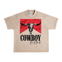 French Oak cowboy killer tshirt Urban Heavy Tee - linhVisuals