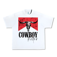 White cowboy killer tshirt Urban Heavy Tee - linhVisuals