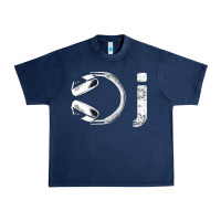 Navy dj music tshirt Urban Heavy Tee - linhVisuals
