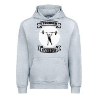 Heather Grey stronger everday Urban Hoodie - Bettercallsaul