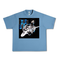 Pebble Blue Buddy Guy  Best Player Bluess Legend Urban Heavy Tee - linhVisuals