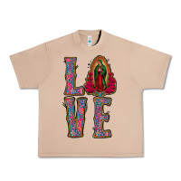 Burro Love Lady Of Guadalupe Urban Heavy Tee - Jasminsmagicworld