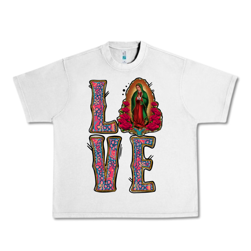 Love Lady Of Guadalupe Urban Heavy Tee by Jasminsmagicworld | Teevron