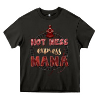 Asphalt Hot mess express mama Mother's Day Heavy Core Tee - FaDigitalArtStudio
