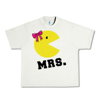 Pistachio Mrs Pacman Urban Heavy Tee - linhVisuals