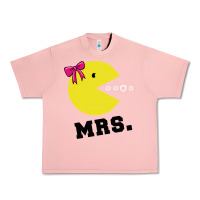 Salmon Mrs Pacman Urban Heavy Tee - linhVisuals