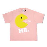 Salmon Mr Pacman Urban Heavy Tee - linhVisuals