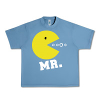 Pebble Blue Mr Pacman Urban Heavy Tee - linhVisuals