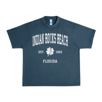 Indian Rocks Beach Florida Vintage Shamrock Sports Zip Hoodie Urban Heavy Tee | Teevron