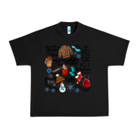 Black winter festive essentials Urban Heavy Tee - CowhideDigitalArt