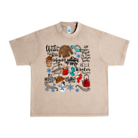 French Oak winter festive essentials Urban Heavy Tee - CowhideDigitalArt