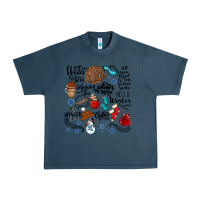 Midnight Navy winter festive essentials Urban Heavy Tee - CowhideDigitalArt