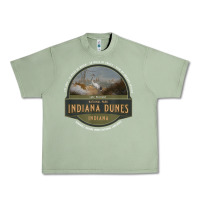 Indiana Dunes National Park Lake Michigan Beach Trails T Shirt Urban Heavy Tee | Teevron