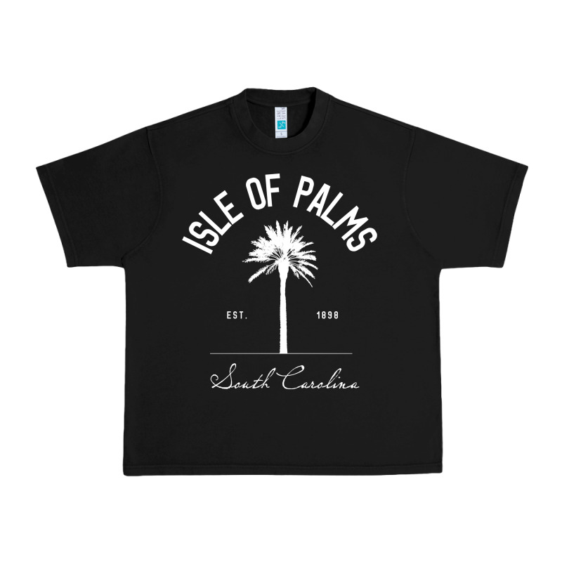 Isle Of Palms Sc Palm Tree Isle Of Palms Beach Gift Pullover Hoodie Urban Heavy Tee by linhVisuals | Teevron