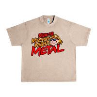French Oak MONDAY NIGHT METAL Urban Heavy Tee - linhVisuals