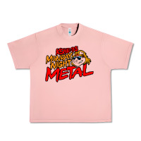 Salmon MONDAY NIGHT METAL Urban Heavy Tee - linhVisuals