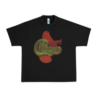 Black VINTAGE CHICAGO Urban Heavy Tee - linhVisuals