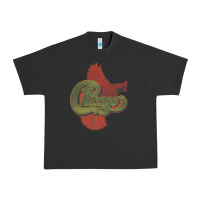 Pigment Black VINTAGE CHICAGO Urban Heavy Tee - linhVisuals