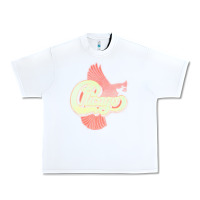 White VINTAGE CHICAGO Urban Heavy Tee - linhVisuals