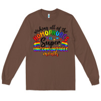 Chestnut wishing all of the homophobes uncomfortable month Long Sleeve Tee - Artiststas