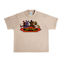 French Oak FREDDY FAZBEAR'S Urban Heavy Tee - linhVisuals